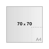 70 x 70 cm