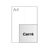 Vierkant 14,8 x 14,8 cm