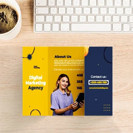 Dépliants 2 plis, fenêtre