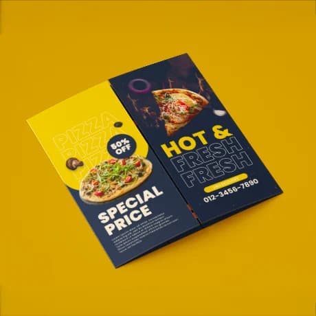 Dépliants 2 plis, fenêtre