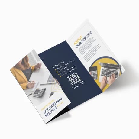 Dépliants 2 plis, fenêtre