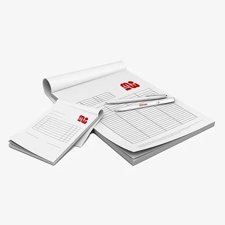 Doorschrijfsets 2-voudig, in blok