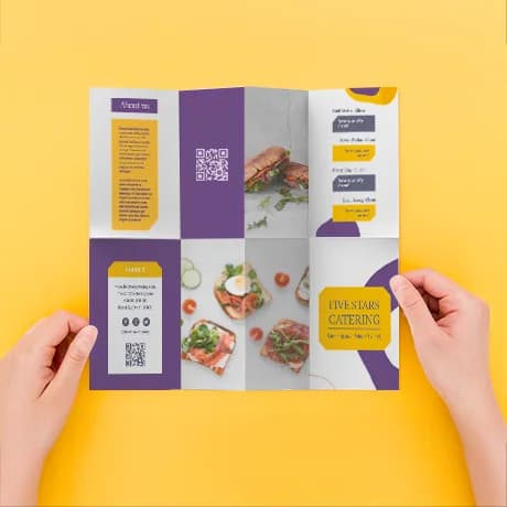 Folders zigzag kruisvouw