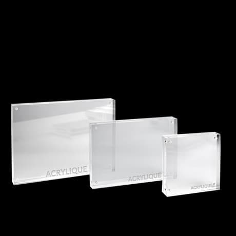 Présentoir en verre acrylique personnalisé