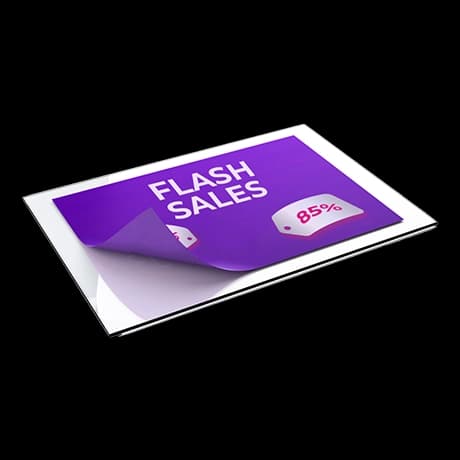 Film adhésif pour vitrine extérieur personnalisé