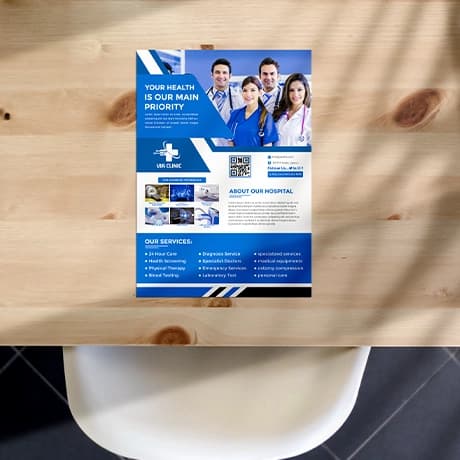 Antimicrobiële flyers