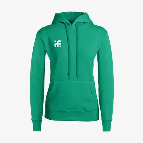 Basic dames hoodie met bedrukking voor professioneel gebruik