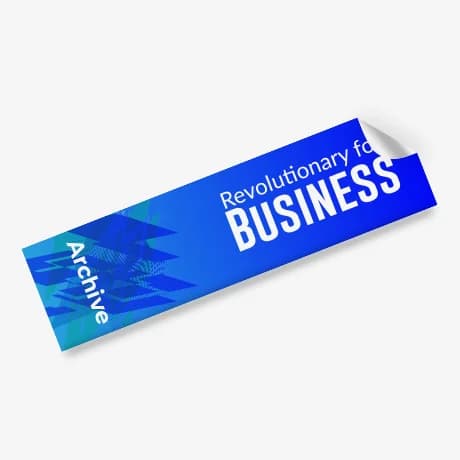 Gepersonaliseerde rugetiket voor een ordner of ringmap