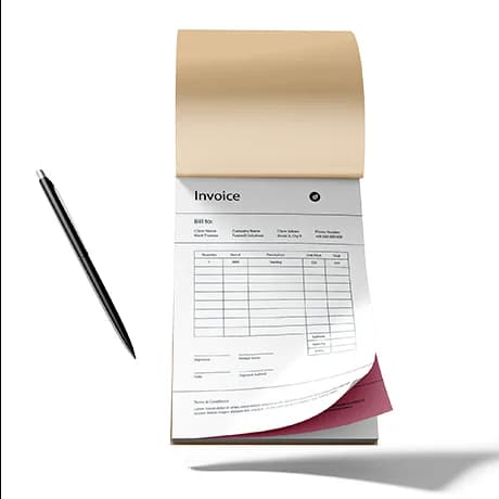 Carnets de reçus autocopiants personnalisés pour une gestion efficace