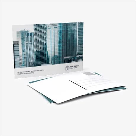 Postkaarten, verschillende formaten