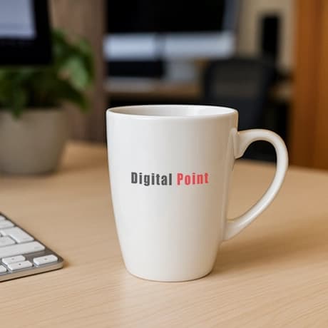 Porseleinen mokken, conisch