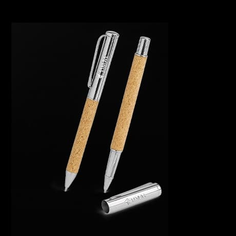 Schrijfset van kurk