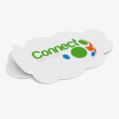 Zelfklevende folie contourgesneden voor decoratie en signalisatie