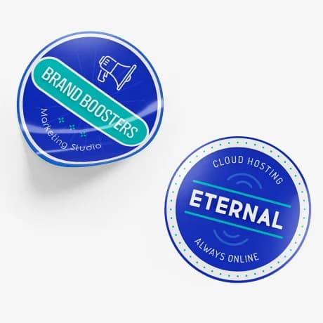 Statisch hechtende stickers