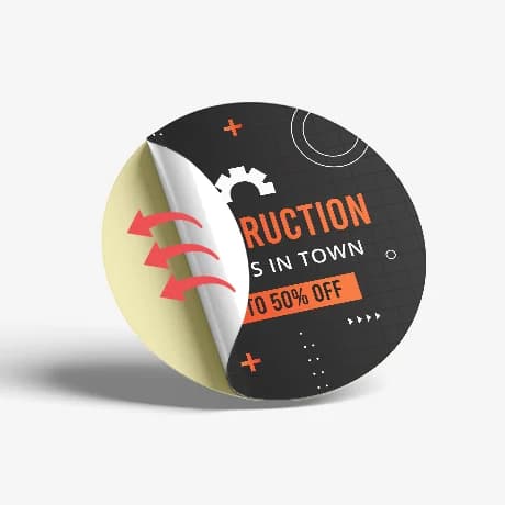 Extreem hechtende stickers