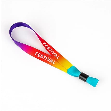 Bracelet d'accès en tissu imprimé personnalisé