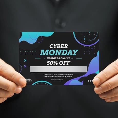 Flyers met gepersonaliseerde krasvakjes