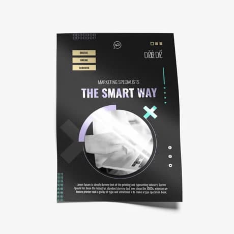 Flyers avec finitions