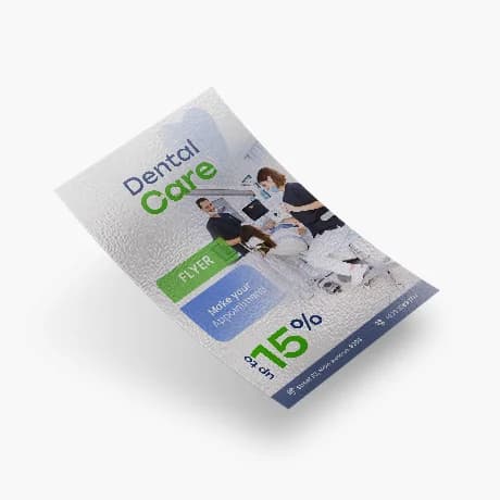 Flyers avec matériaux premiums