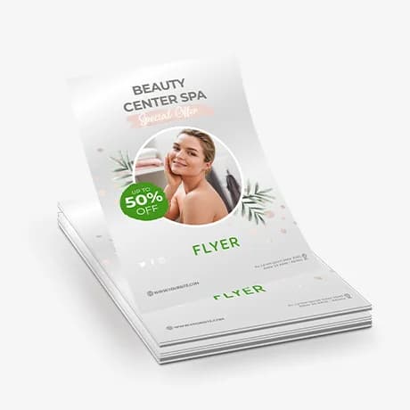 Flyers avec matériaux premiums