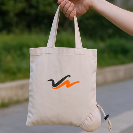 Opvouwbare katoenen tassen