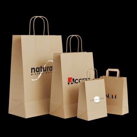 Sac en papier d’herbe personnalisé