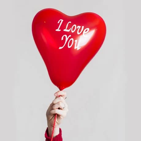 Hartvormige ballonnen