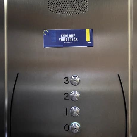 Indoor stickers drukken