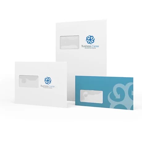 Enveloppen met venster links en plakstrip bestellen