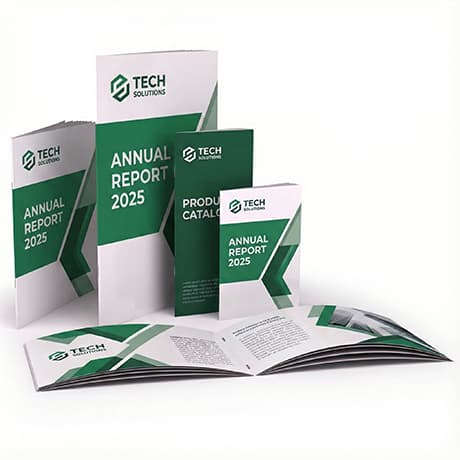 Magazines avec reliure par agrafage (écologiques et naturels)