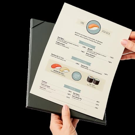 Lunchboard menukaarten