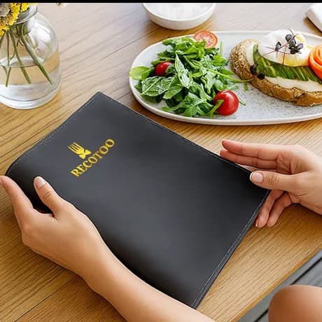 Cartes de menus à couverture souple