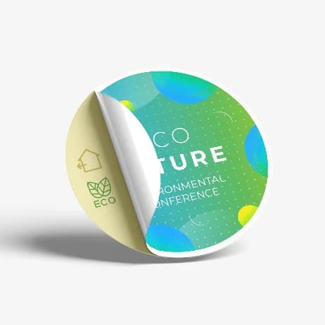 Veganistische stickers