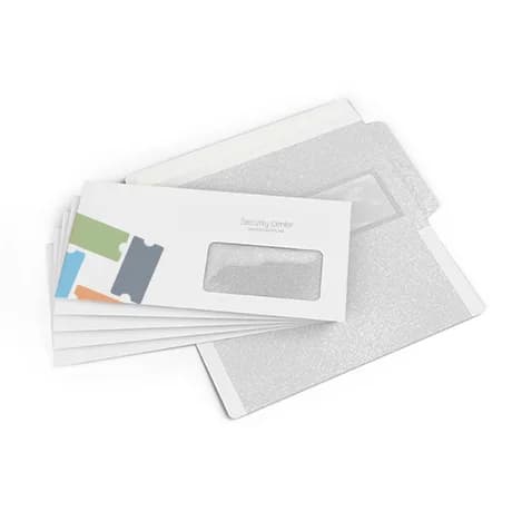 Enveloppen met gedeeltelijke bedrukking