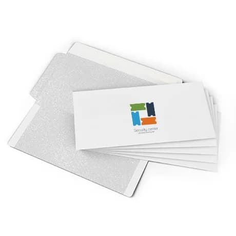 Enveloppes partiellement imprimées