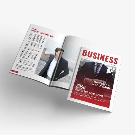 Offset gedrukte brochure voor professionele presentatie