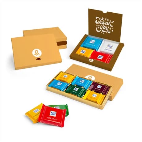 Cadeauverpakkingen met chocolade