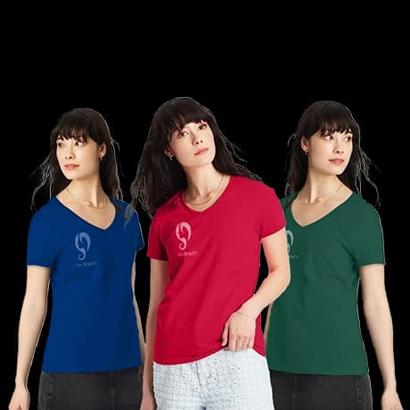 T-shirts en coton écologique pour femme haute qualité