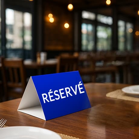 Présentoirs de table prisme