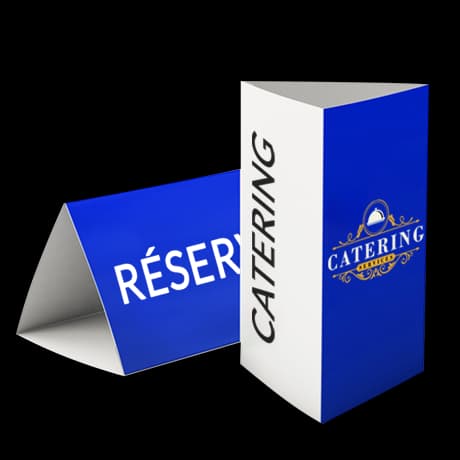 Présentoir de table prisme personnalisé