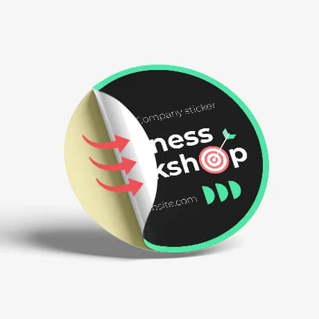 Gepersonaliseerde afneembare sticker met hoogwaardige bedrukking