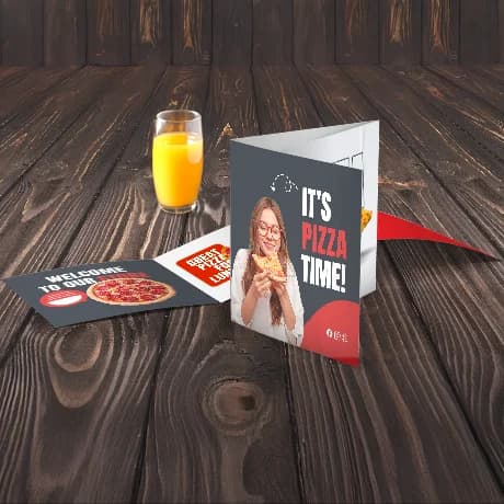 Dépliants pli roulé