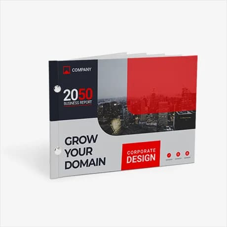 Brochures met boekschroeven