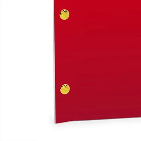 Brochures à reliure à vis