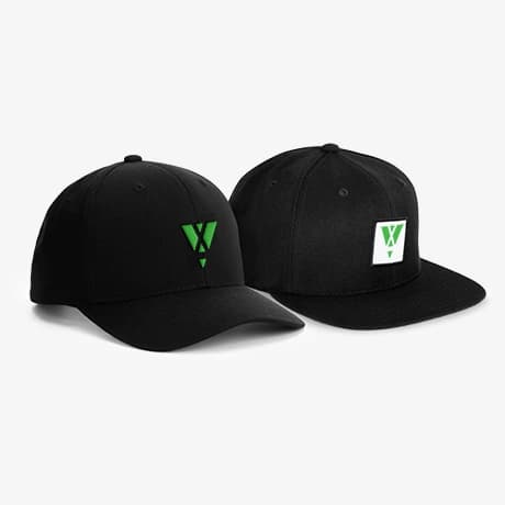 Bedrukte snapback cap met modern design voor promotie