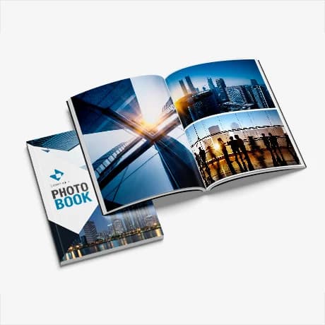 Fotoboek met harde kaft en digitale druk voor een luxueuze en duurzame uitstraling