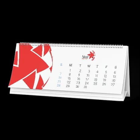 Calendriers de table avec spirale