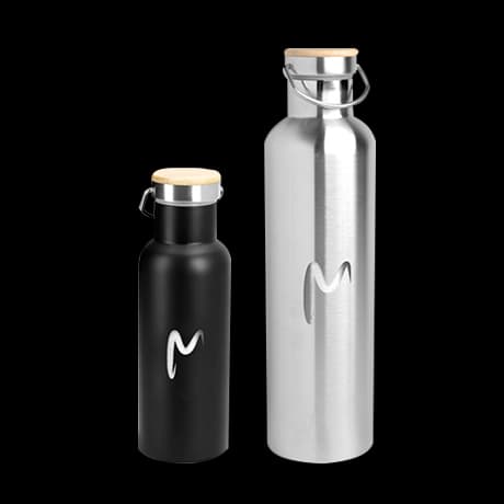 Flessen van edelmetaal met draagbeugel