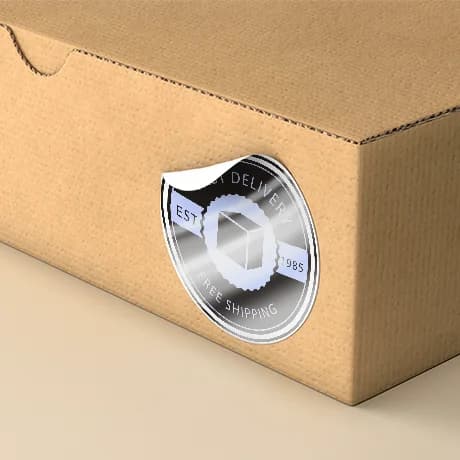 Stickers met veredeling