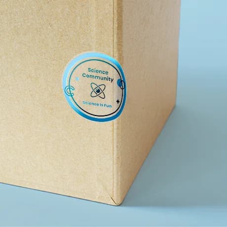 Autocollants avec matèriaux premiums